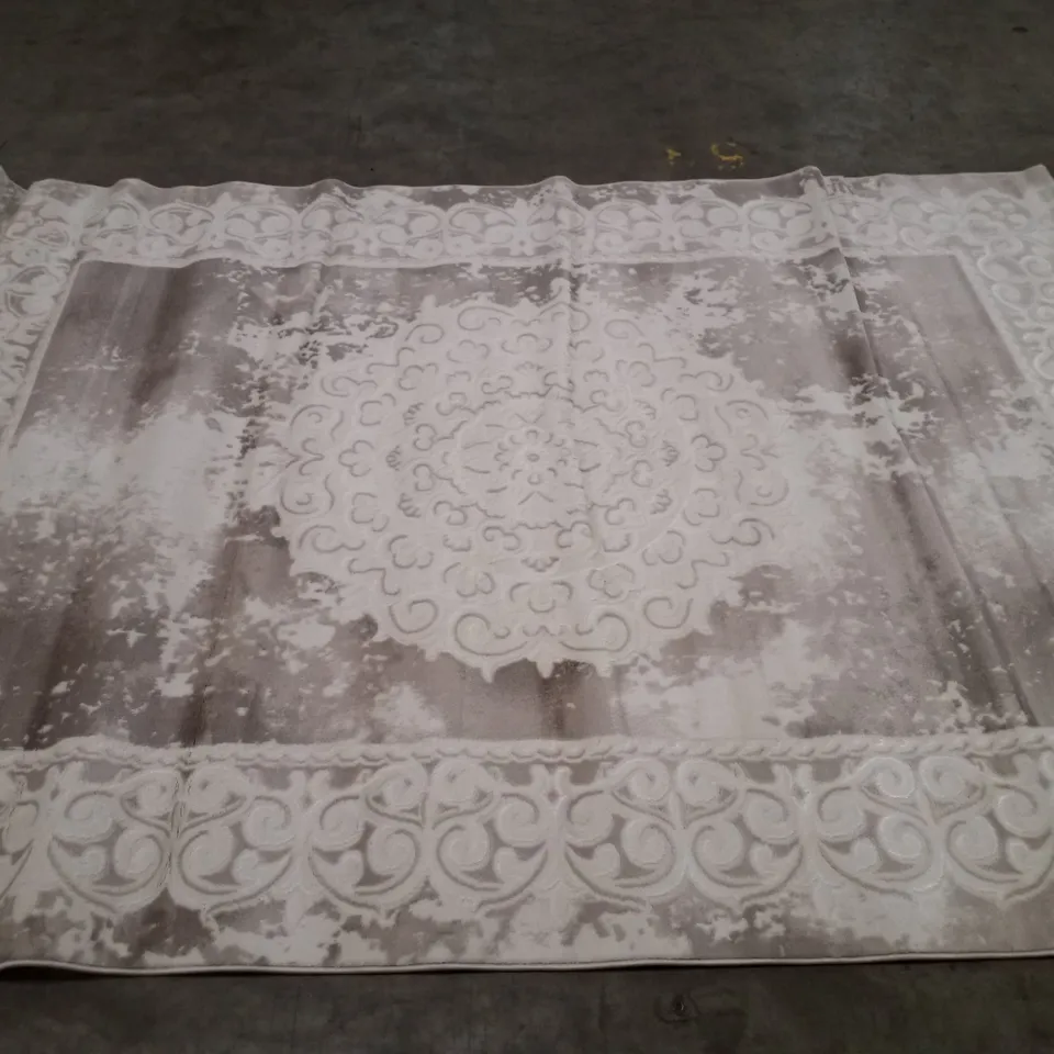 QUALITY DESIGNER HARMONY RUG IN BEIGE - 200×280CM 