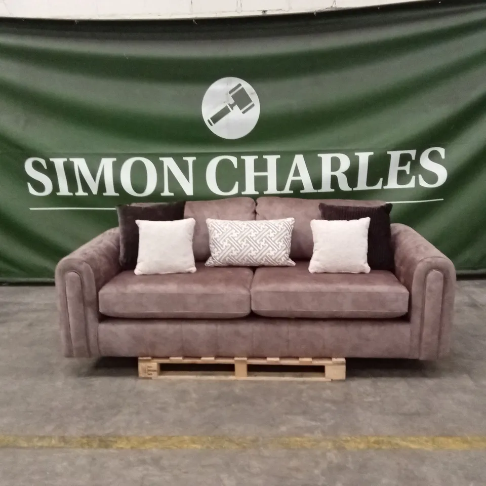 AMARA 3 SEATER SOFA - CHOCOLATE RRP £1349