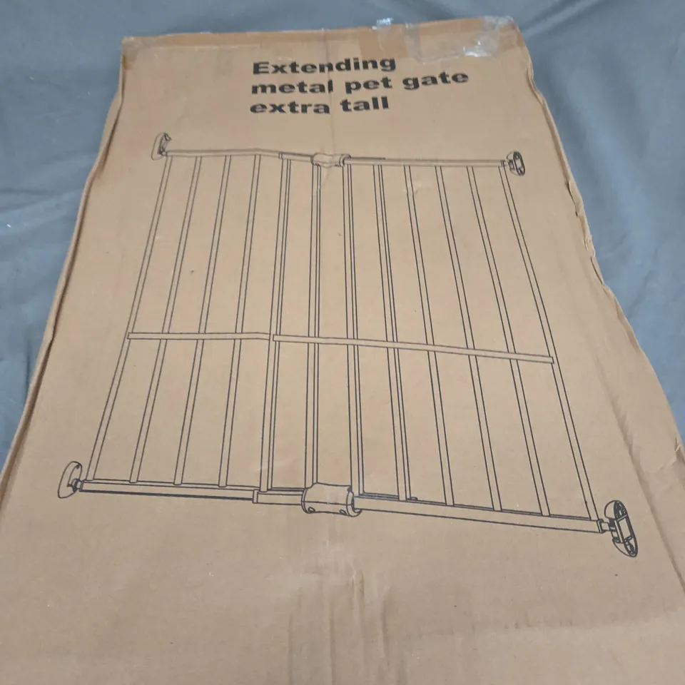 EXTENDING METAL PET GATE - COLLECTION ONLY 