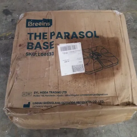 BOXED BREEINS THE PARASOL BASE