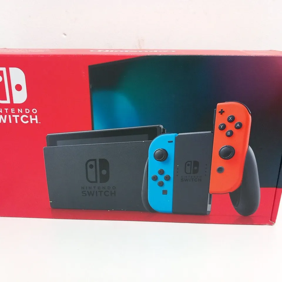 BOXED NINTENDO SWITCH HANDHELD GAMES CONSOLE