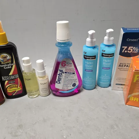 APPROXIMATEY 15 HEALTH AND BEAUTY PRODUCTS TO INCLUDE HYDRO BOOST CLEANSER, QUAI HAIR OIL, AND MAGIC BODY OIL ETC. - COLLECTION ONLY