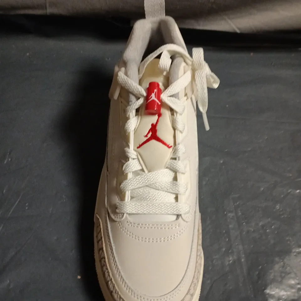 PAIR OF Air Jordan 4 Retro White Cement Sneakers – UK SIZE UNSPECIFIED