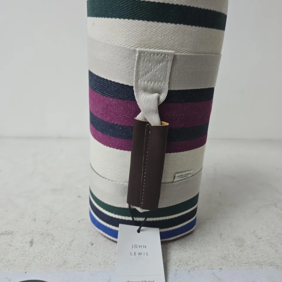 JOHN LEWIS STRIPED WATERPROOF PICNIC RUG – ROLL-UP OUTDOOR BLANKET