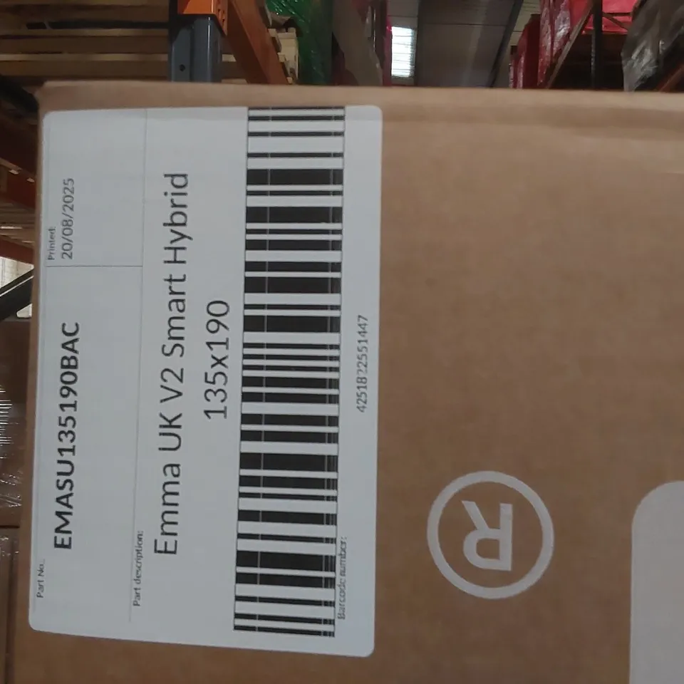 BRAND NEW BOXED EMMA UK V2 SMART HYBRID 135 x 190CM DOUBLE MATTRESS 