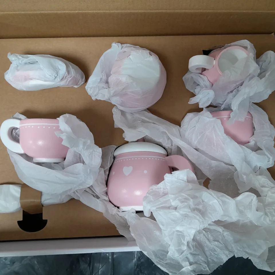 BOXED JOHN LEWIS WOODEN TEA SET