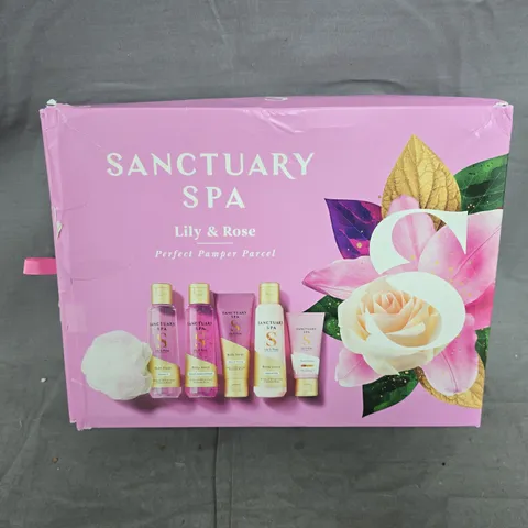 SANCTUARY SPA LILY & ROSE PERFECT PAMPER PARCEL GIFT SET