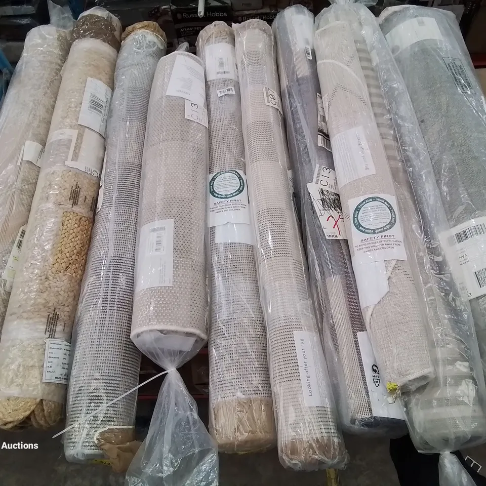 APPROX 10X QUALITY DESIGNER SMALL AREA RUGS SIZES,COLOUR,AND DESIGN VARY