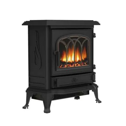 BOXED CANTERBURY CAST IRON ELECTRIC STOVE (2 BOXES)