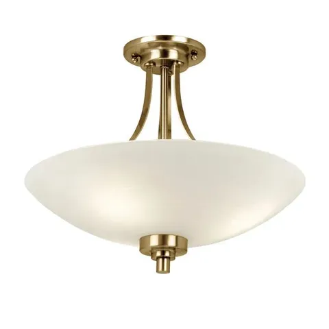 BOXED VOGUE WELLES 3 LIGHT SEMI FLUSH CEILING LIGHT