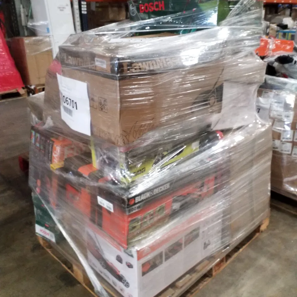 PALLET OF APPROXIMATELY 23 UNPROCESSED RAW RETURN HOUSEHOLD AND ELECTRICAL GOODS TO INCLUDE;