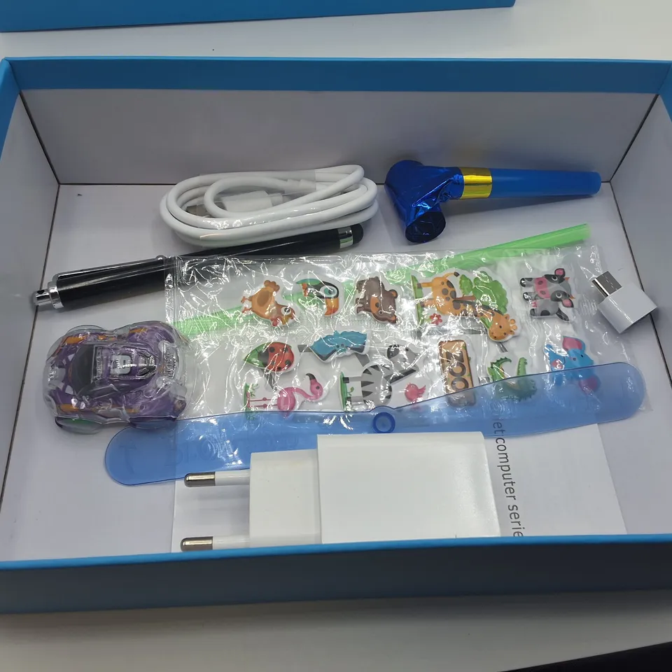 BOXED KIDS TABLET PC WITH PROTECTIVE BLUE CASE