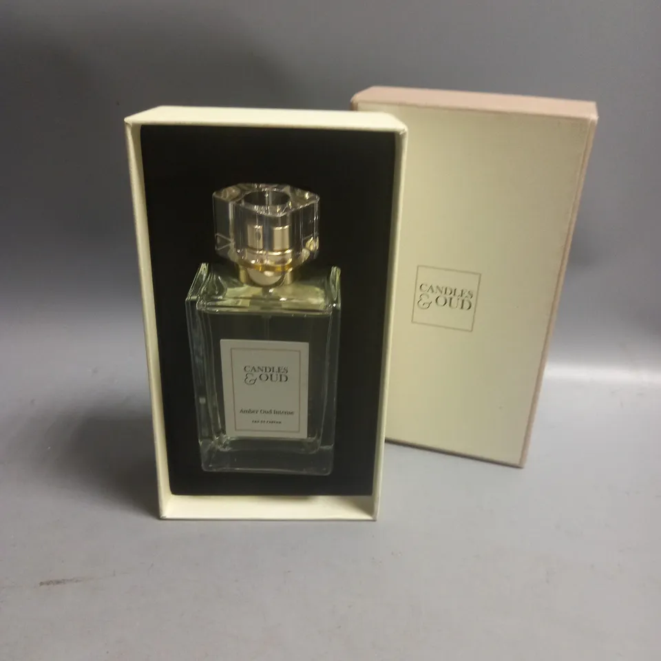 BOXED CANDLES & OUD AMBER OUD INTENSE EAU DE PARFUM 100ML