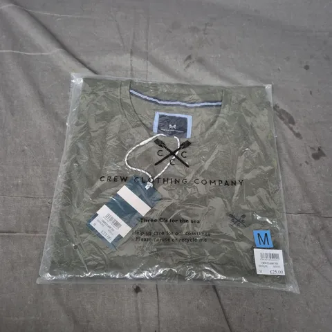 CREW CLOTHING CLASSIC TEE – UK SIZE M, GREY