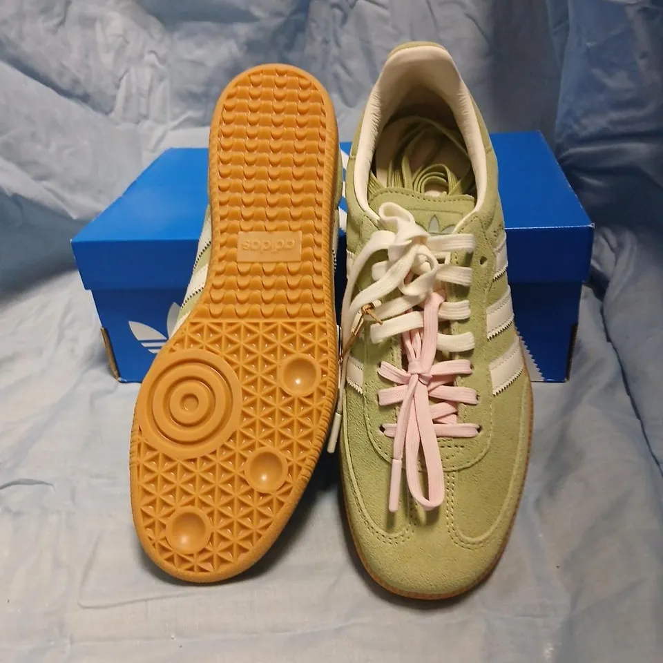ADIDAS SAMBA OG W GREEN SUEDE TRAINERS – UK 7