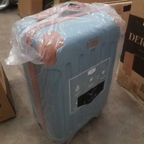 BOXED LUGG SKYWANDER 20" CABIN SUITCASE - BLUE & BROWN