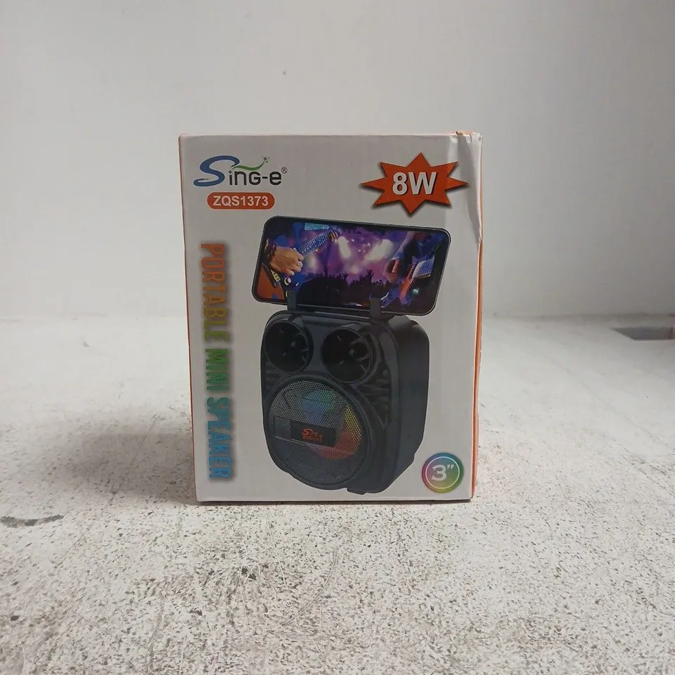 SING-E ZQS1373 PORTABLE MINI SPEAKER