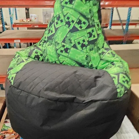 MINECRAFT CREEPER BEANBAG CHAIR
