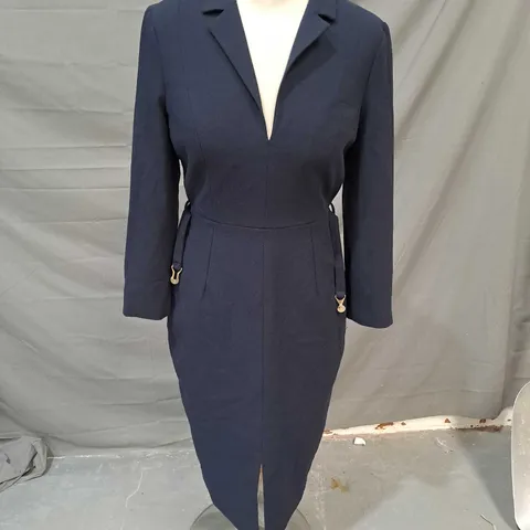 LK BENNETT DR FRANKIE DRESS NAVY SIZE 6