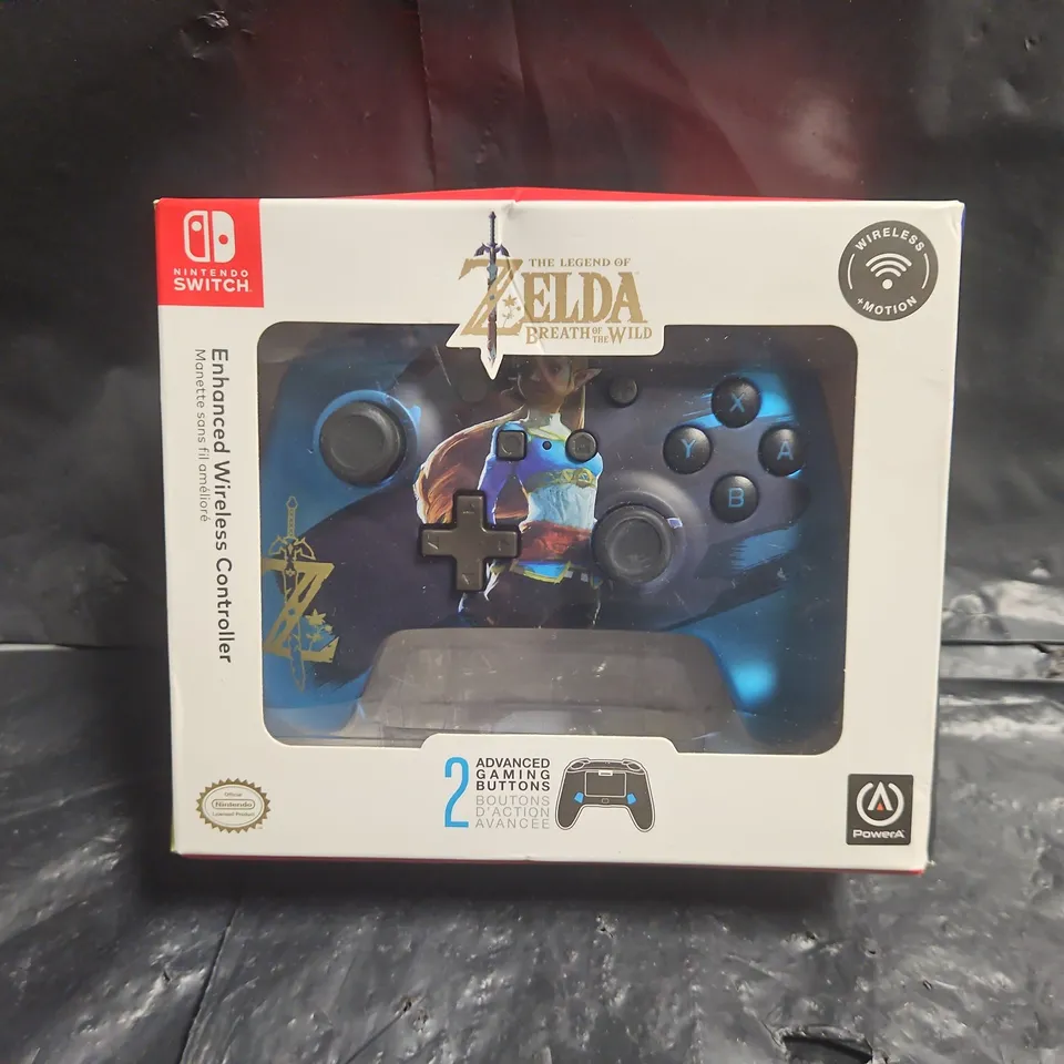NINTENDO SWITCH - THE LEGEND OF ZELDA BREATH OF THE WILD ENHANCED WIRELESS CONTROLLER