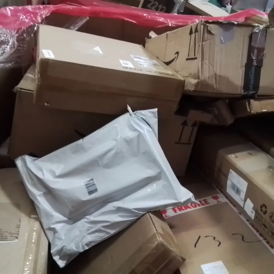 PALLET OF ASSORTED HOUSEHOLD GOODS AND PRODUCTS TO INCLUDE;MOSQUITO NET,AIR FRYER,SHOE STAND