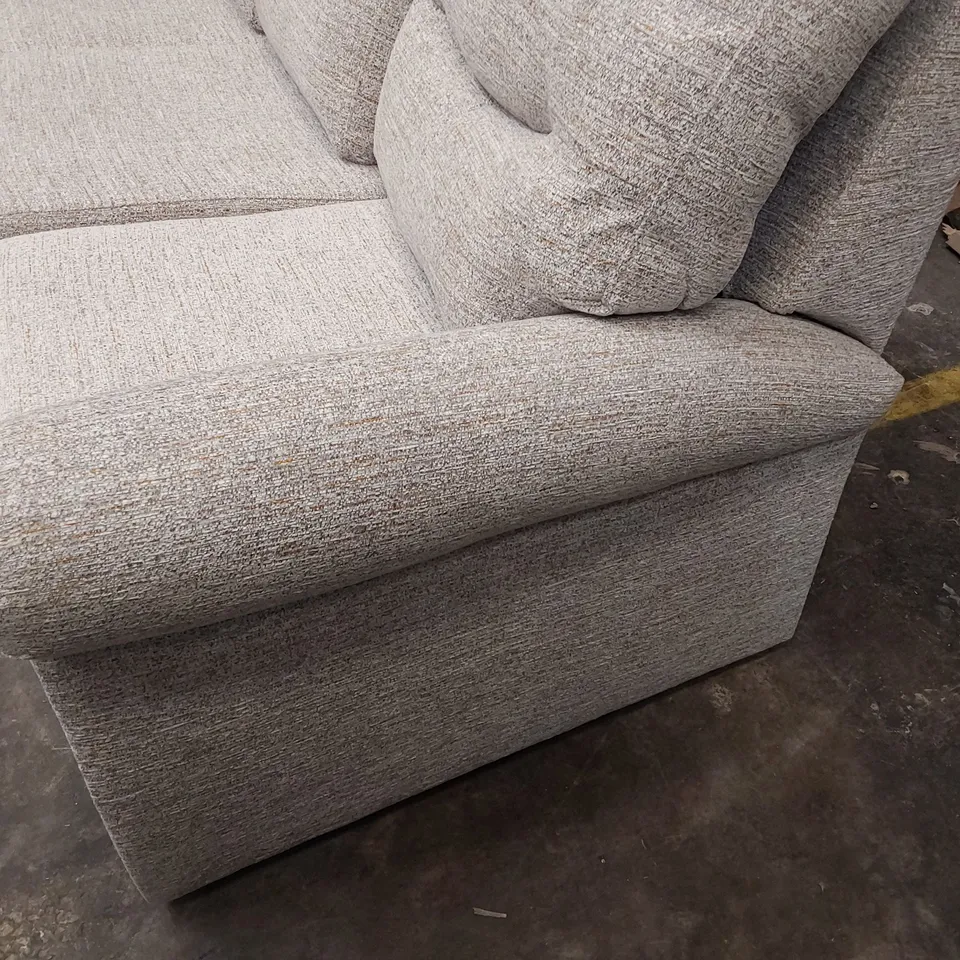 QUALITY BRITISH DESIGNER G PLAN HOLMES THREE SEATER SOFA KAMPALA DUCK EGG FABRIC 