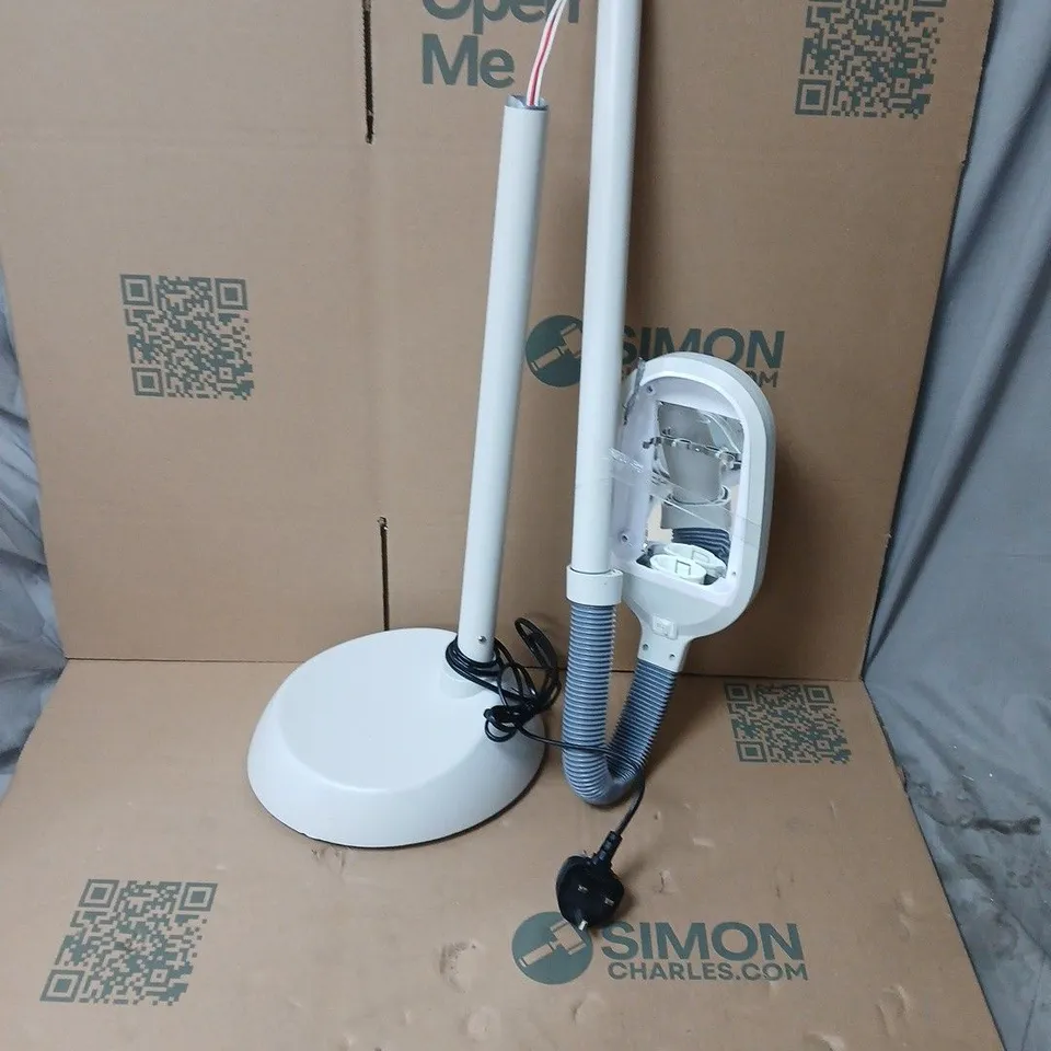 UNBOXED OYPLA WHITE STANDING LAMP - COLLECTION ONLY