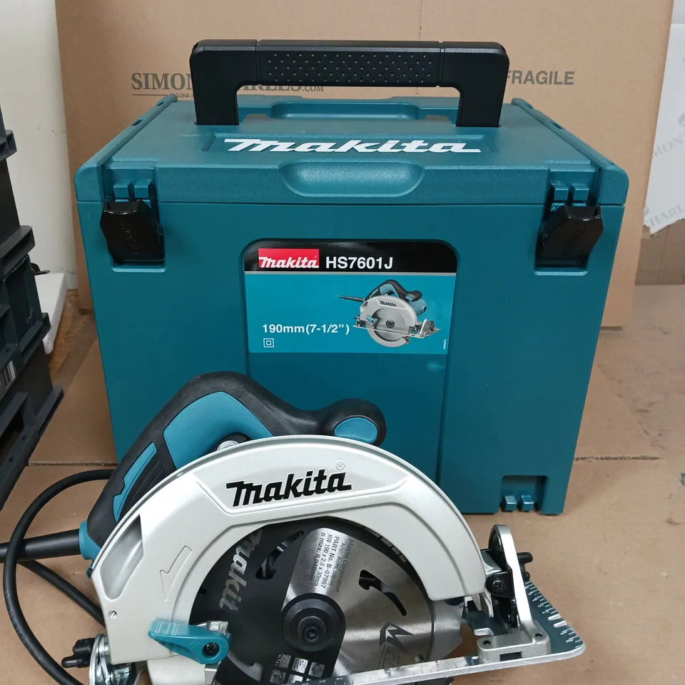 MAKITA 190MM CIRCULAR SAW, 1,200W MOTOR WITH BLADE & CARRY CASE RRP £139.99