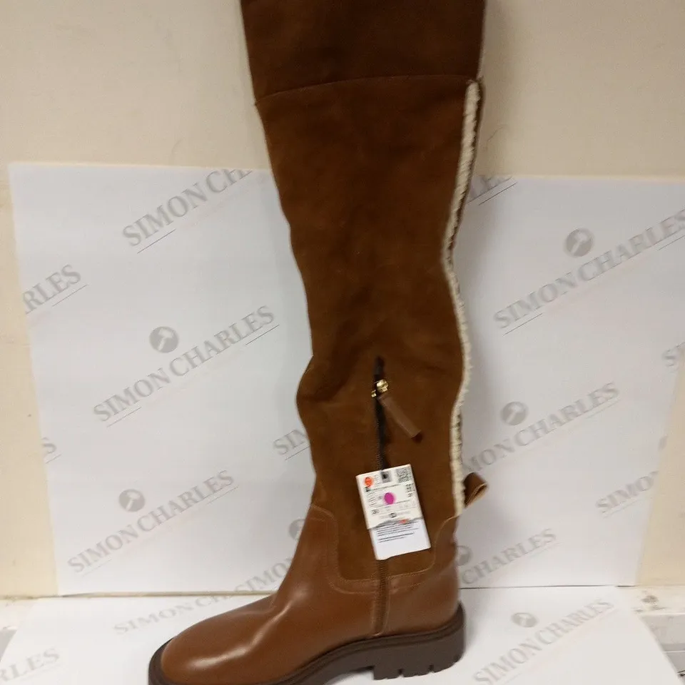 ZARA KNEE HIGH BOOTS SIZE 5