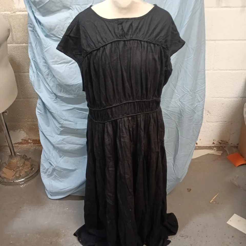 THE VERY COLLECTION BLACK MAXI DRESS, UK SIZE 16