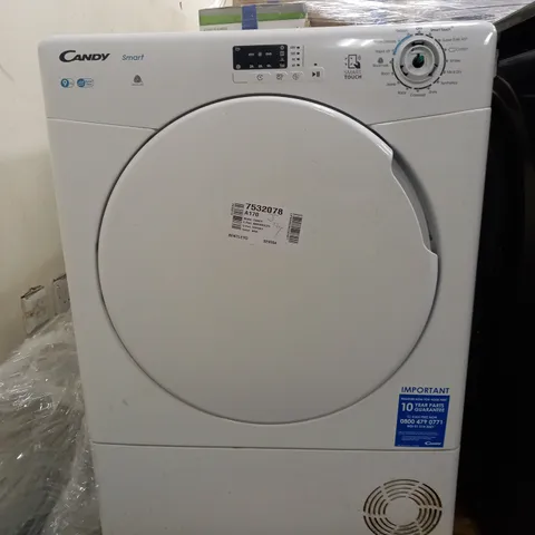 CANDY SMART CSEC9LF 9KG CAPACITY FREESTANDING CONDENSER TUMBLE DYER