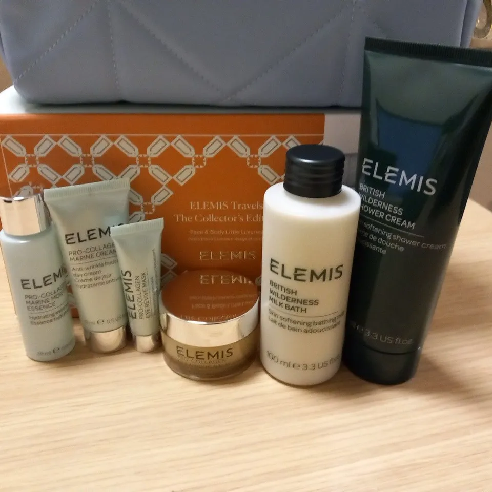 BOXED ELEMIS TRAVELS THE COLLECTOR'S EDITION FACE AND BODY LITTLE LUXURIES