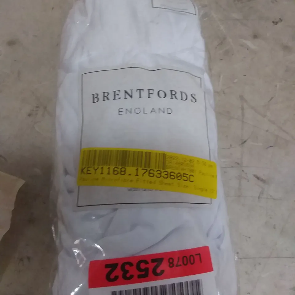 DESIGNER PAULINE MICROFIBRE FITTED SHEET SIZE: SINGLE (3')