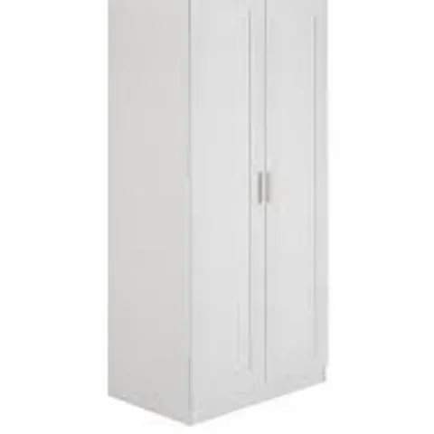BOXED TARYN KIDS 2 DOOR WARDROBE - WHITE (2 BOXES)