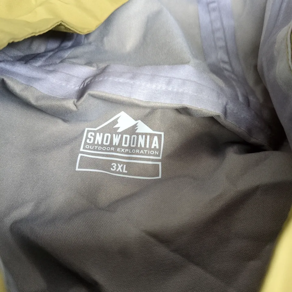 SNOWDONIA OUTDOOR EXPLORATION HOODED JACKET – 3XL