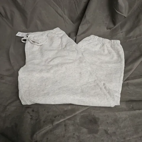 HOLLISTER TIE FRONT JOGGERS IN LIGHT GREY SIZE M