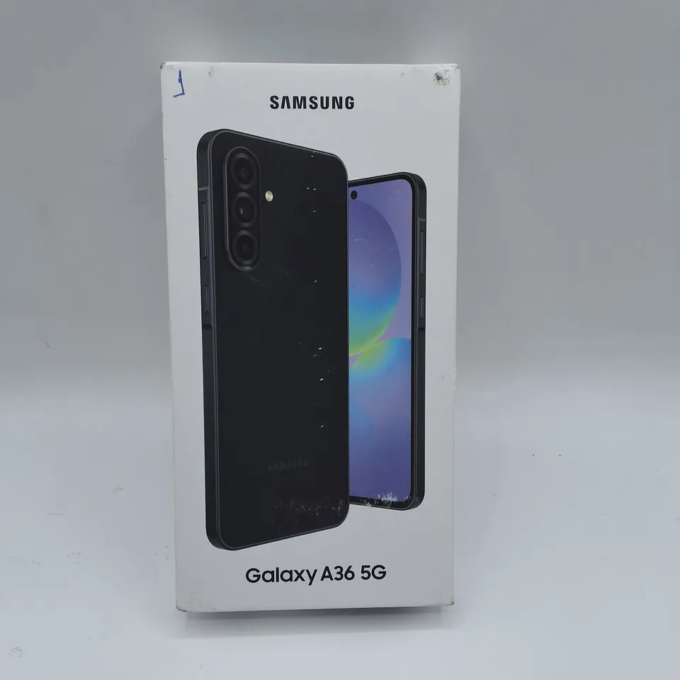 BOXED SAMSUNG GALAXY A36 5G 8/256GB IN BLACK - SM-A366B