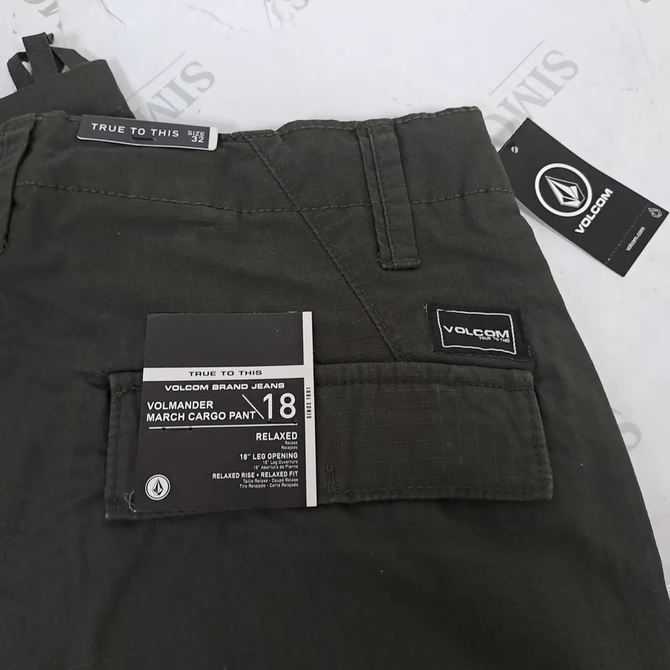 VOLCOM TRUE TO THIS MARCH CARGO PANTS - 32