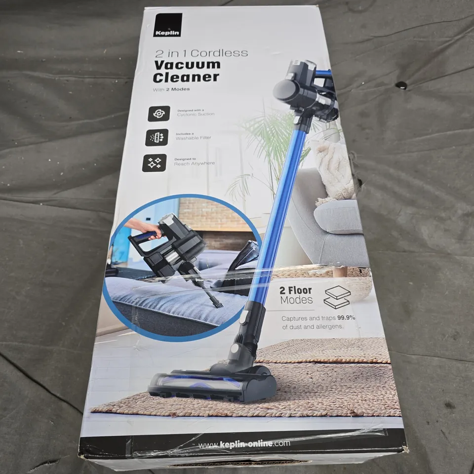 BOXED KEPLIN 2IN1 CORDLESS VACUUM CLEANER