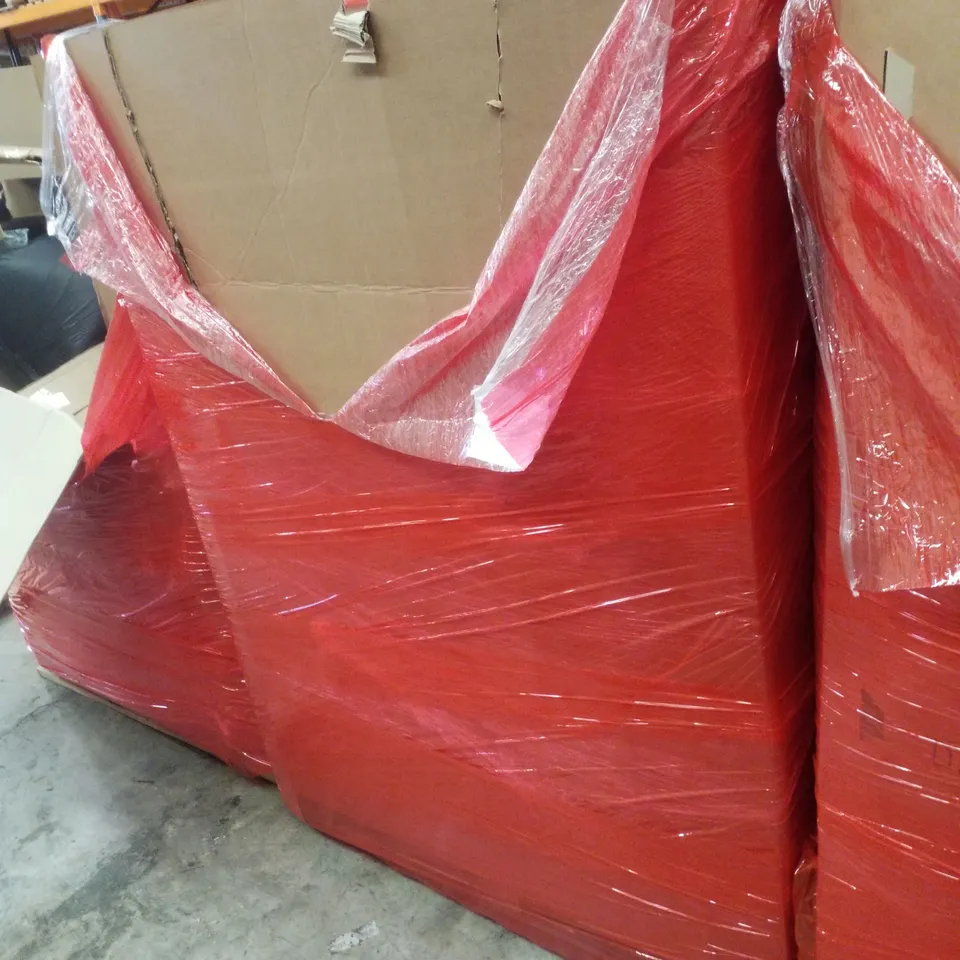 PALLET CONTAINING ASSORTED PRODUCTS INCLUDING SCREEN PROTECTOR, DECORATIVE WALL CLOCK  FIRE GUARD, 13" PRO VINYL FLOOR CUTTE & PROJECTOR SCREEN