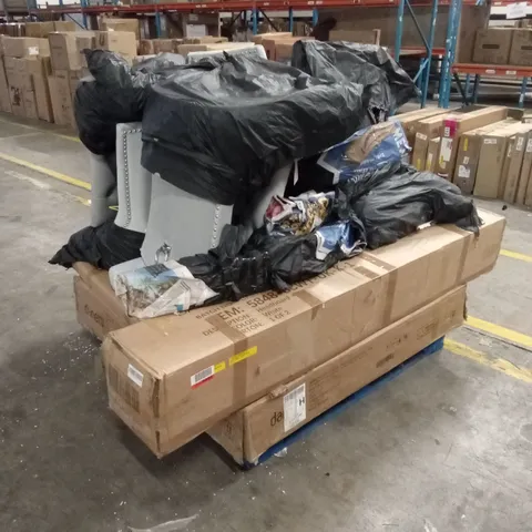 PALLET OF ASSORTED FURNITURE PARTS AND PIECES 