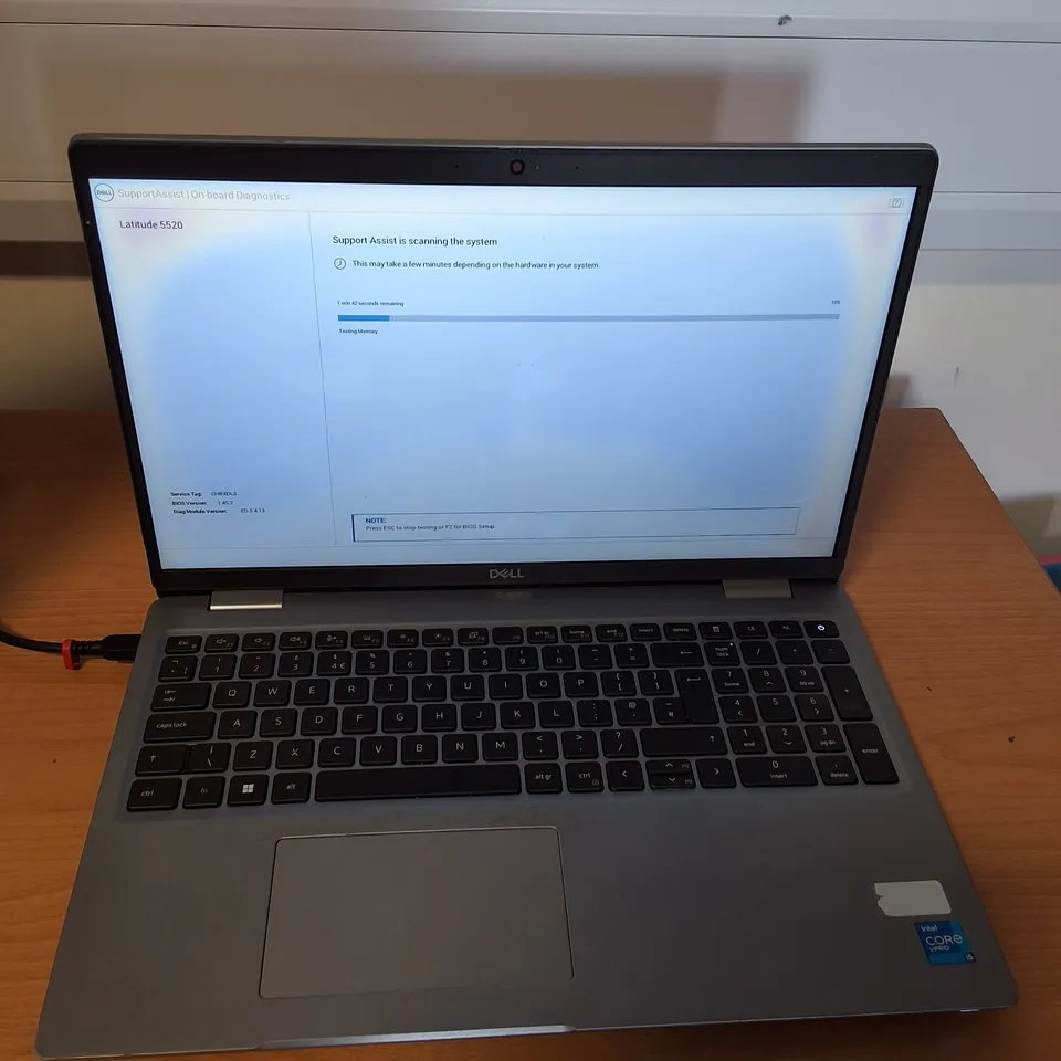 UNBOXED DELL LATITUDE 5520 INTEL VPRO I5 LAPTOP IN SILVER