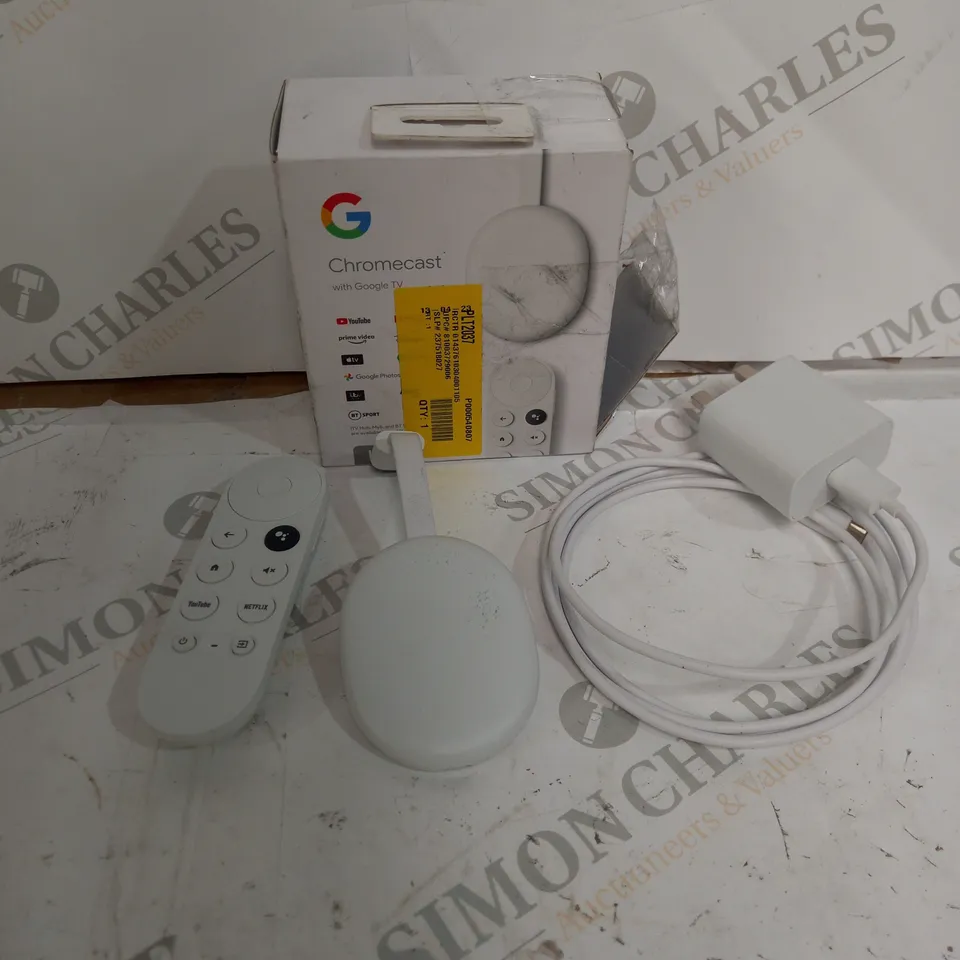 GOOGLE CHROMECAST DEVICE FOR TV - WHITE