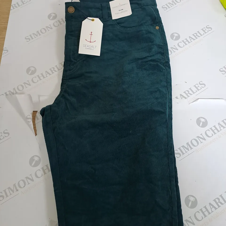 SEASALT CORNWALL SLIM TROUSERS SIZE 10