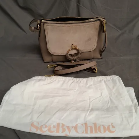 SEEBYCHLOE CROSSBODY HANDBAG IN TAUPE PEBBLE ONE SIZE