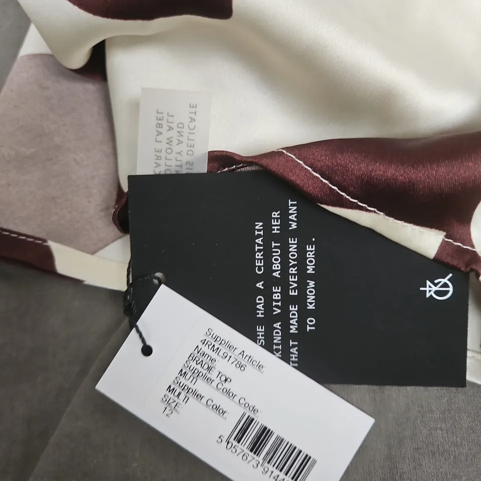 BURGANDY CROP TOP BY 4TH RECKLESS