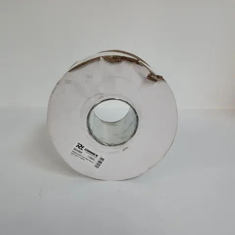 CONNEX RX12W 100V ROUND SP. CABLE REEL, 2X1.5MM, WHITE – 100M