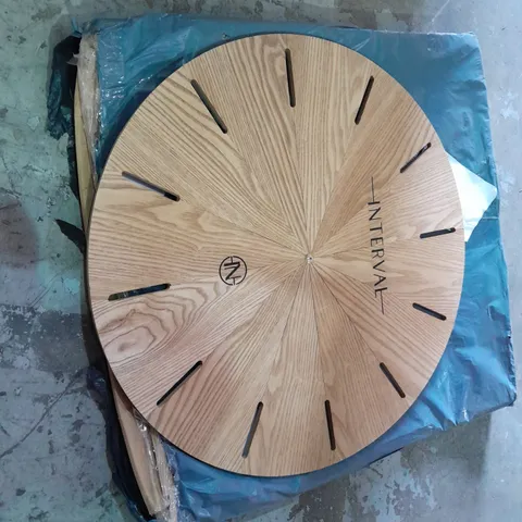INTERVAL WOODEN WALL CLOCK