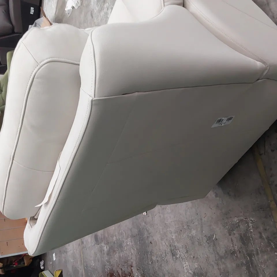 QUALITY BRITISH DESIGNER G PLAN KINGSBURY EASY CHAIR CAMBRIDGE CHALK LEATHER 