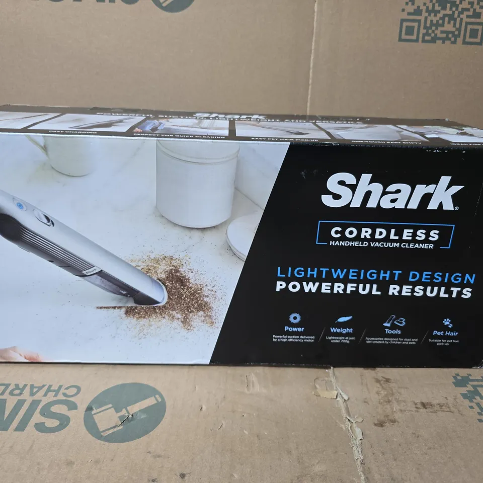 SHARK CORDLESS HANDHELD VACUUM CLEANER WW200UK – BOXED